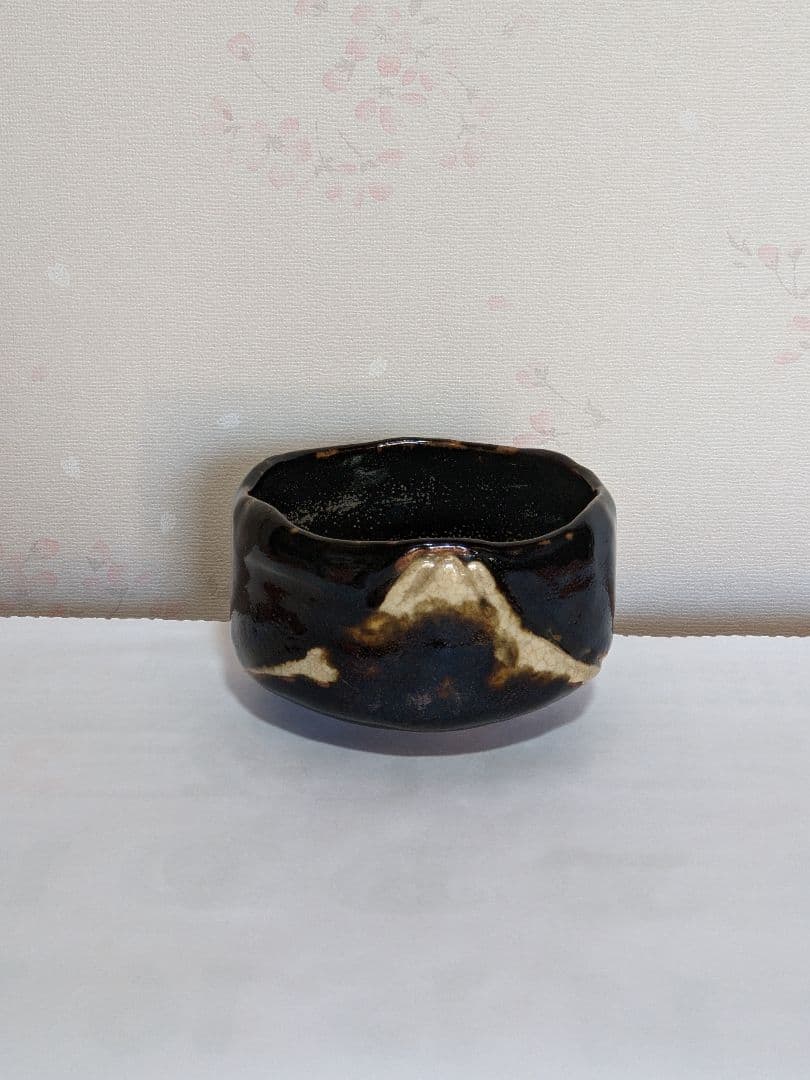♦赤膚焼 幕末明治 遠州七窯 赤膚山印 抹茶盌 コレクション 骨董品アンティーク