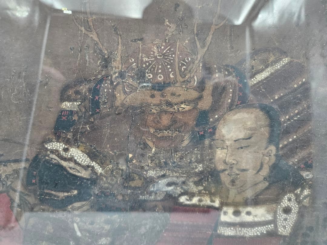 武者図　肉筆　時代物　江戸時代　日本画　浮世絵