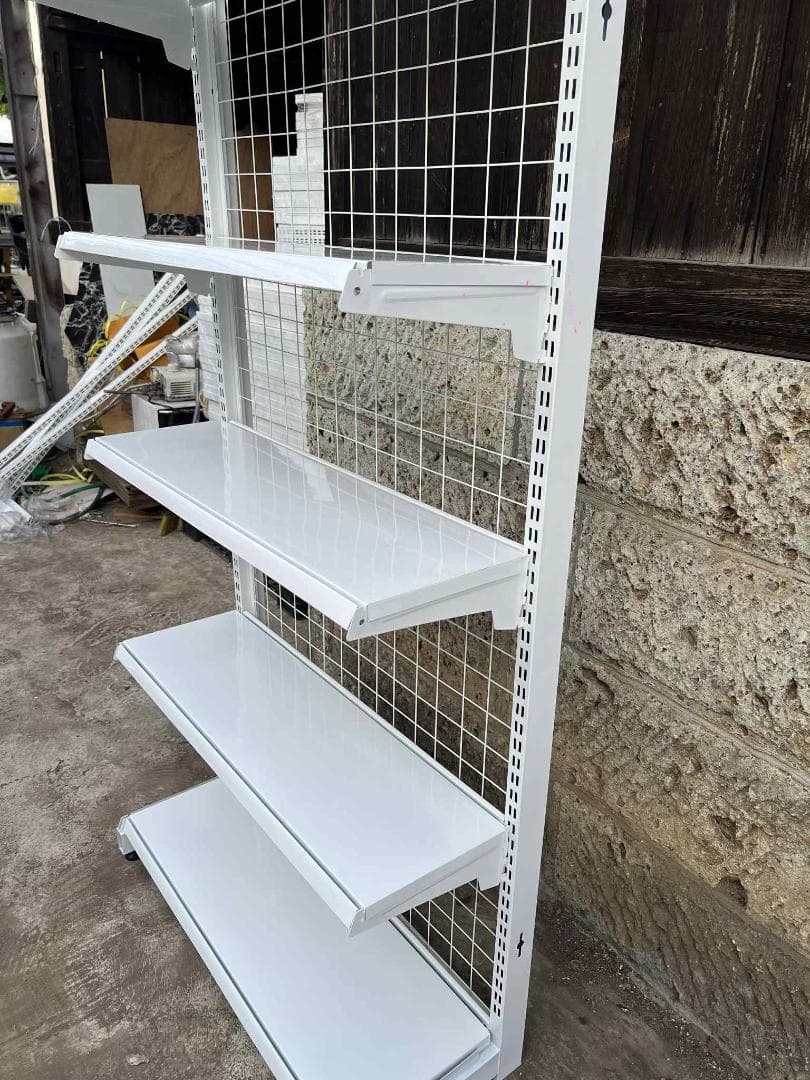 「業務用」什器 店舗展示棚 W90×H180 店舗什器 陳列棚 コンビニ