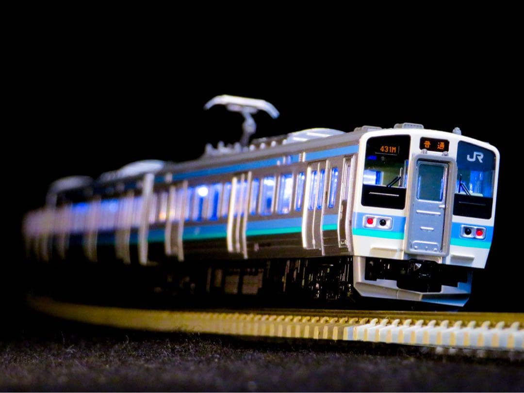 KATO 211系3000番台 長野色(3両) 純正室内灯付【新品,未使用品】