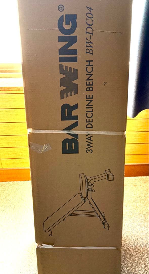 新品　BARWING(バーウィング) トレーニングベンチ 折り畳み