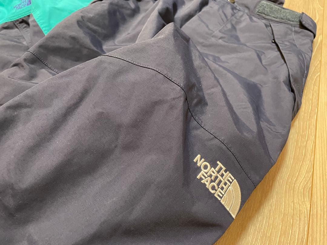 キッズ ノースフェイス 140cm スキーウェア セットアップ 中古美品