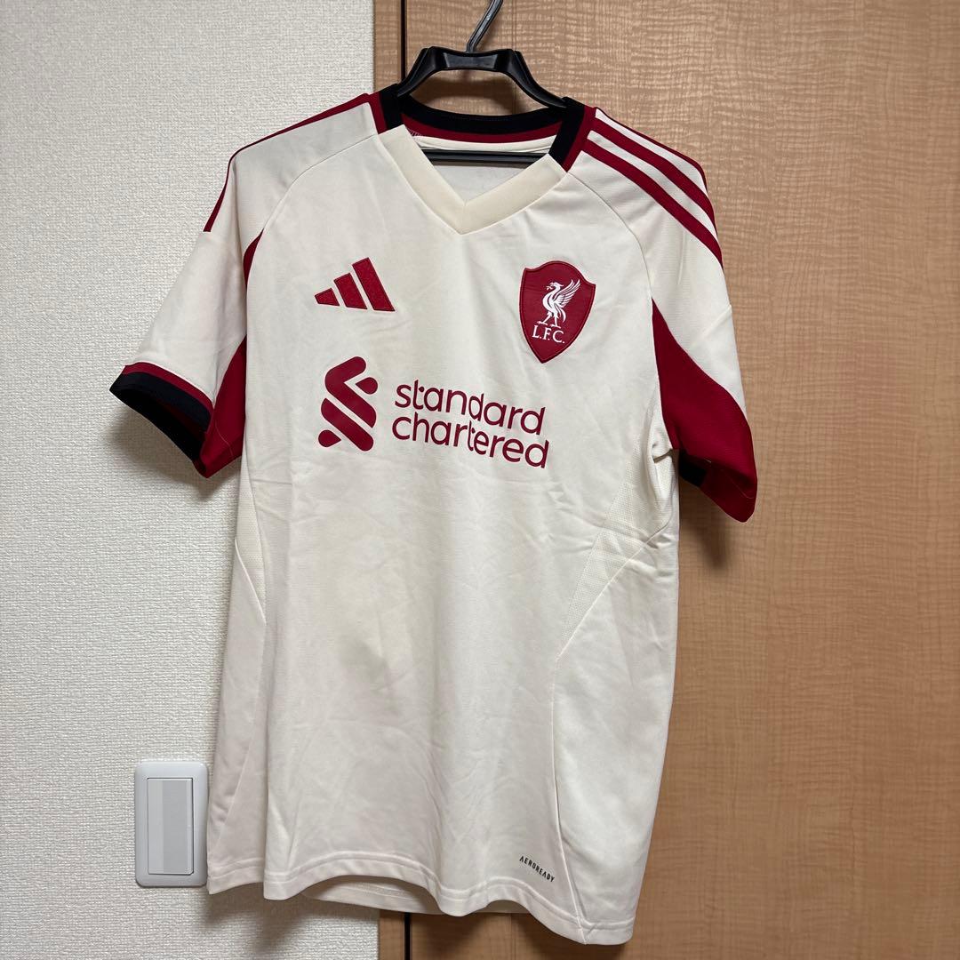 リバプールFC adidas ホワイト/レッド シャツ