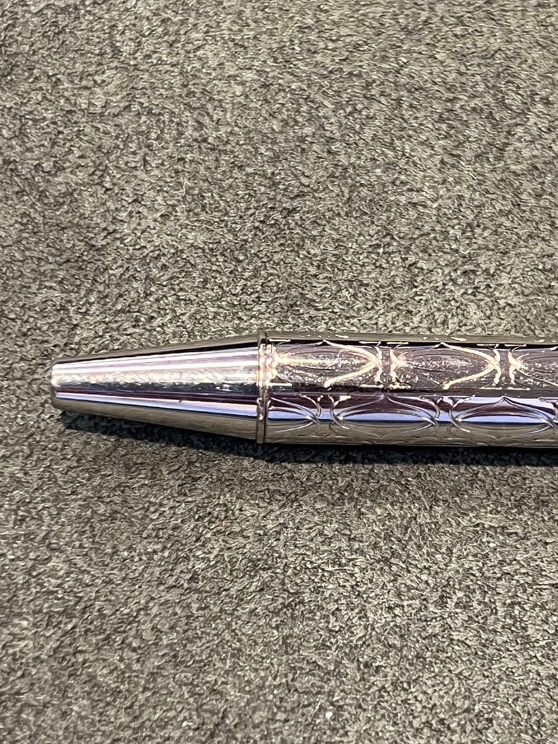 美品⭐️Cartier ボールペン サントスCドゥ　シルバーカラー
