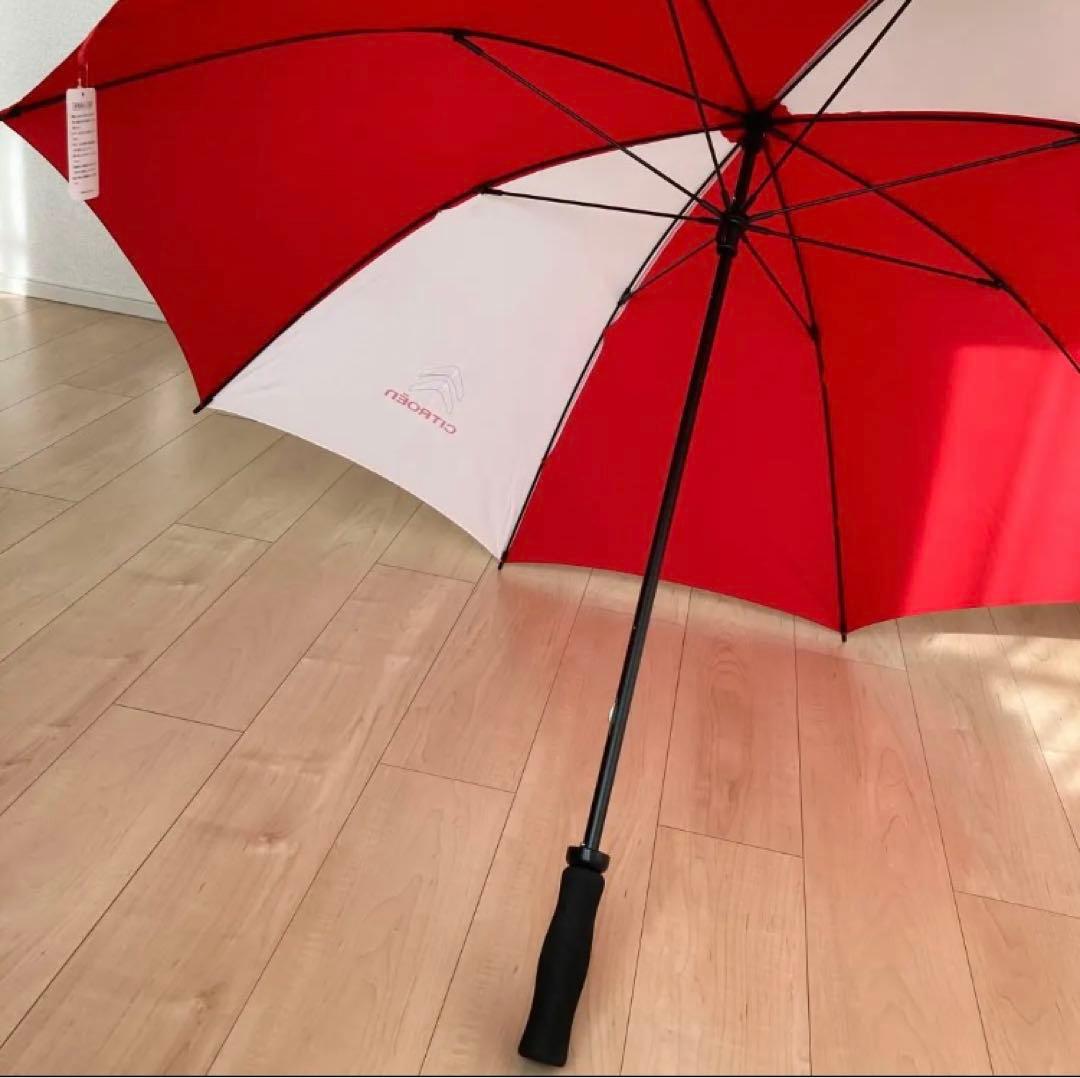 【タグ付未使用】CITROËN シトロエン ロゴ入り 雨傘 ビックサイズ