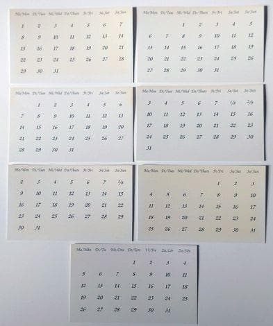 お値引き　ビンテージ フンメル人形 万年カレンダー 電話をかける少年 置物