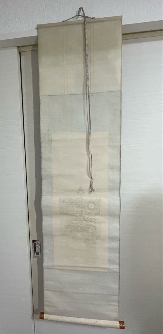 戸塚刺繍 掛け軸 ひな人形 雛人形 アンティーク 刺繍　立雛