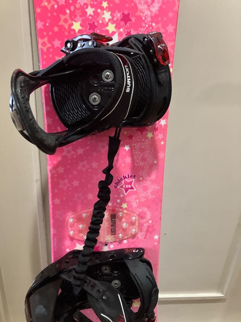 BURTON スノーボード ピンク　CHICKLET126　ビンディング付き