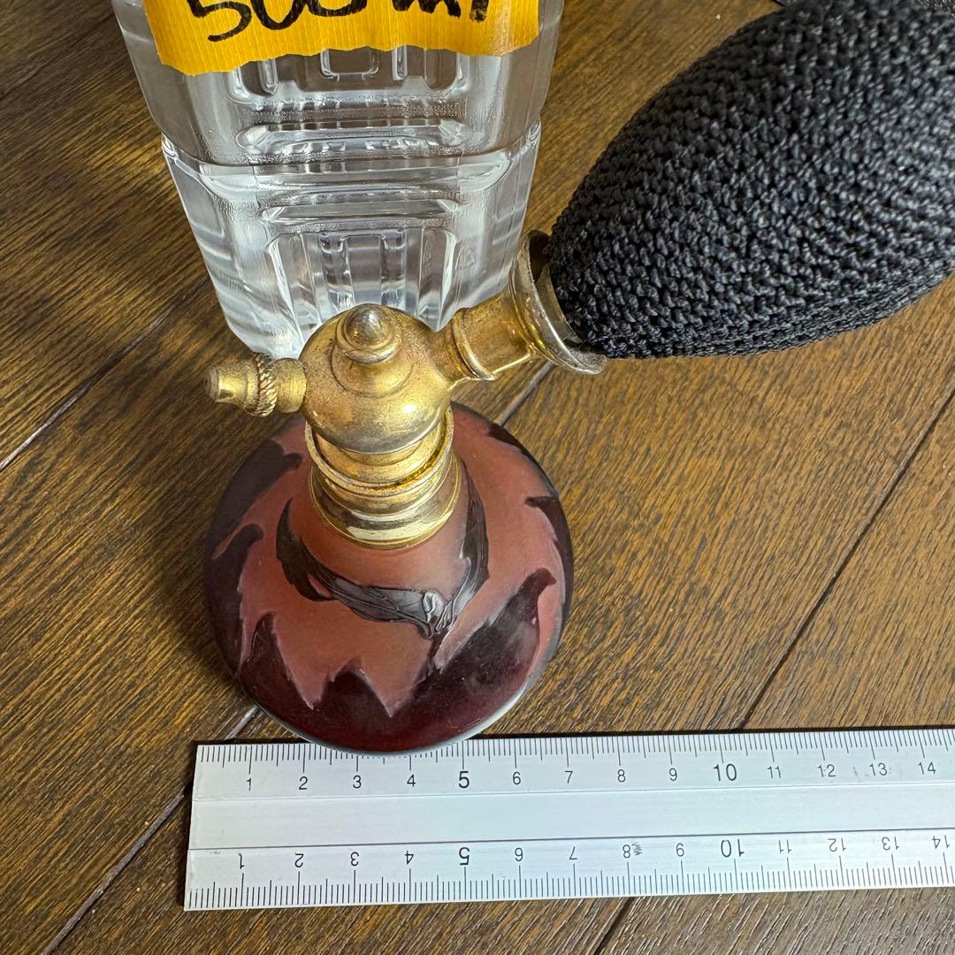 エミールガレ　エミール・ガレ　香水瓶　パフューム　フランス製 本物 ナンシー