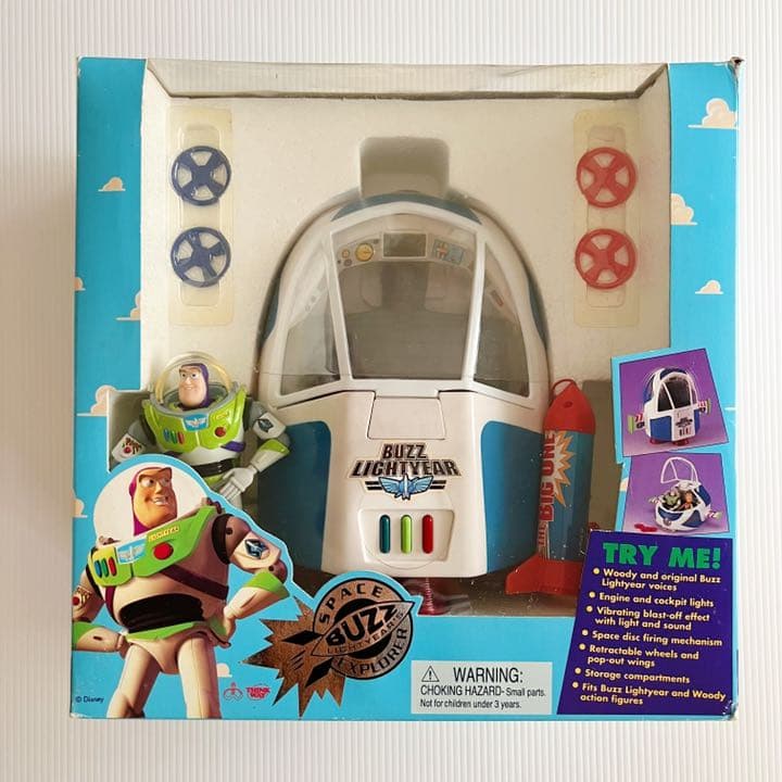 【USED】トイストーリー バズ エクスプローラー 宇宙船 フィギュア付！
