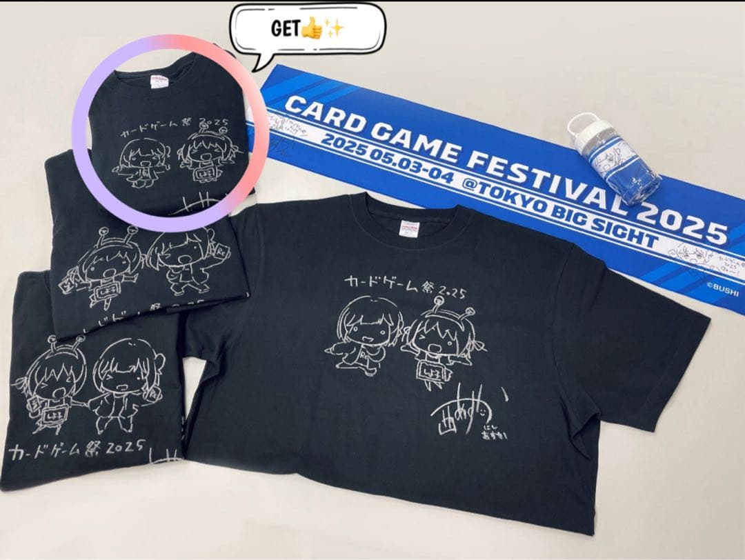 ブシロード サイン入りTシャツ To all Bushiroad fans