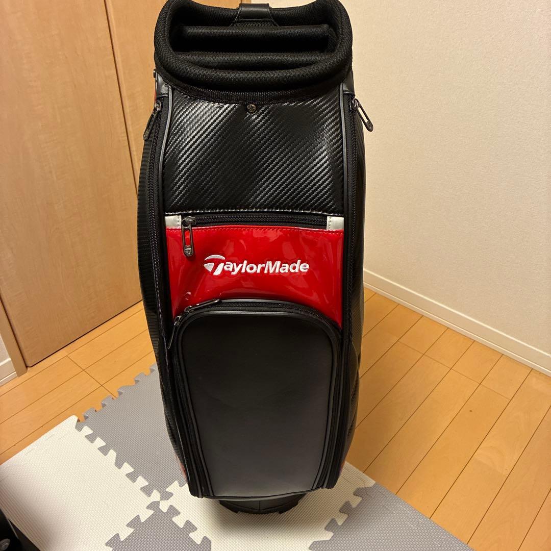 TaylorMade キャディバッグ　オーステック　赤黒　9.5inch