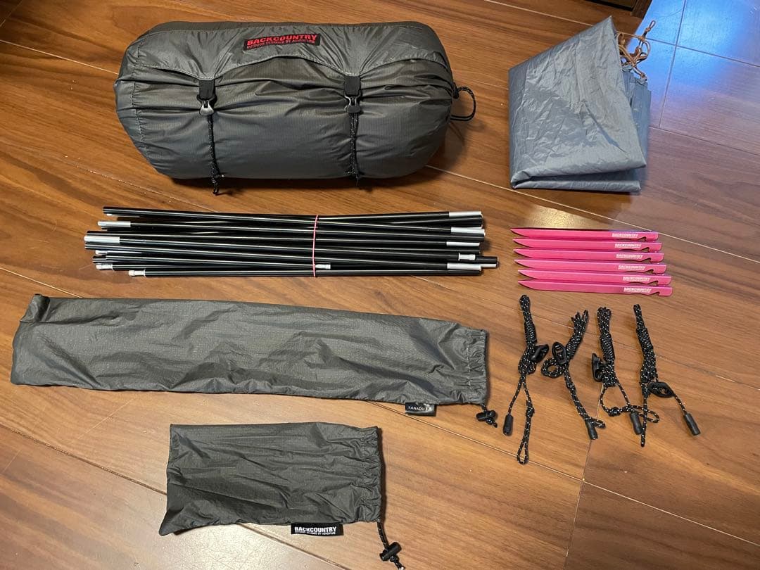 バックカントリー　ザナドゥ1.5P CHARCOAL BLACK XANADU