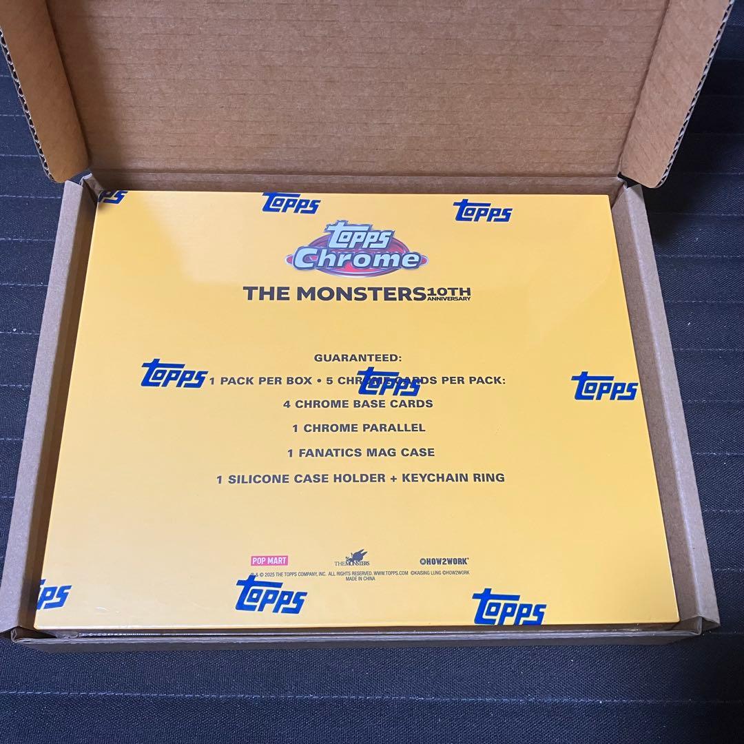 Topps Chrome 10周年記念ボックス ラブブ カード labubu