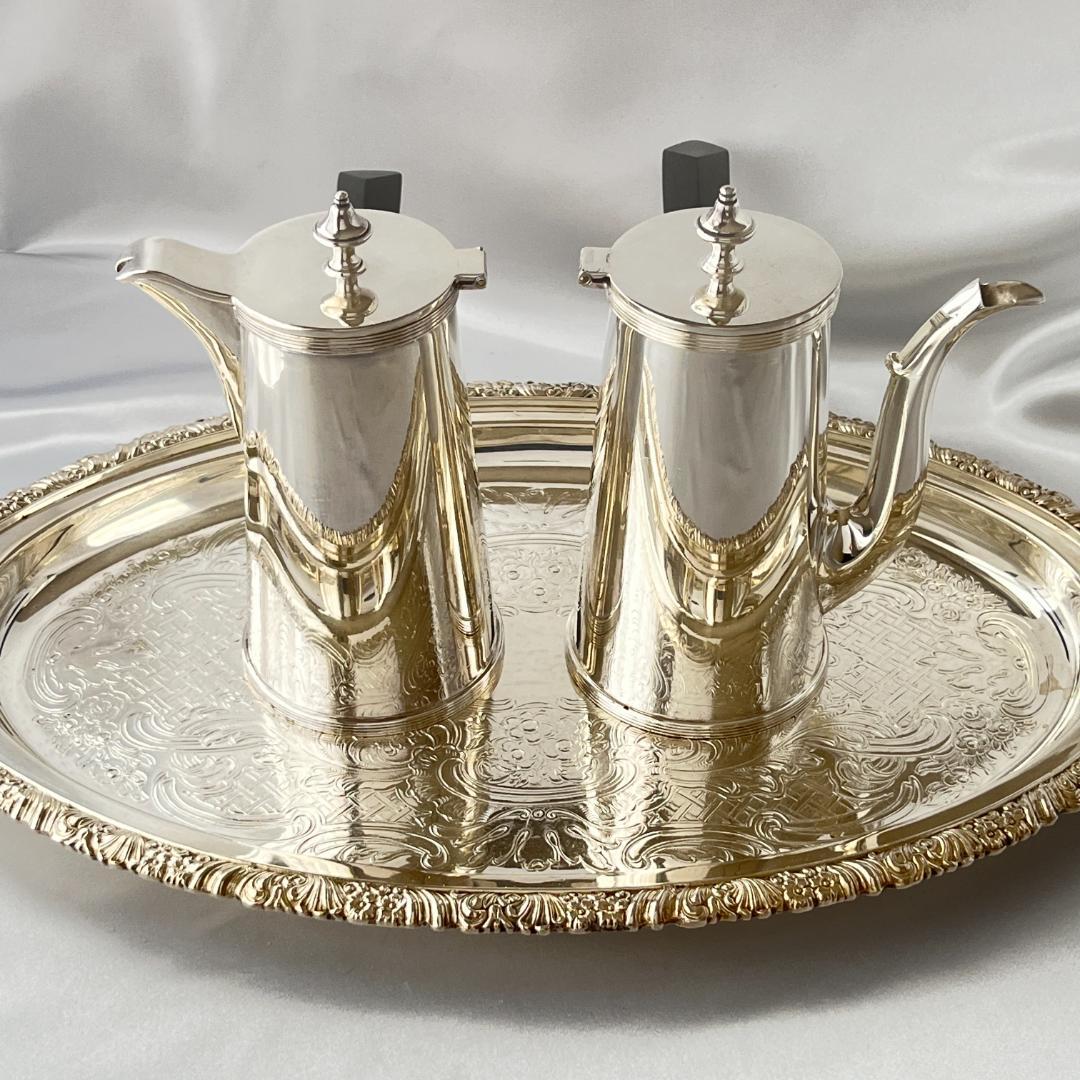 【Waring & Gillow】 カフェ・オレセット Art Deco