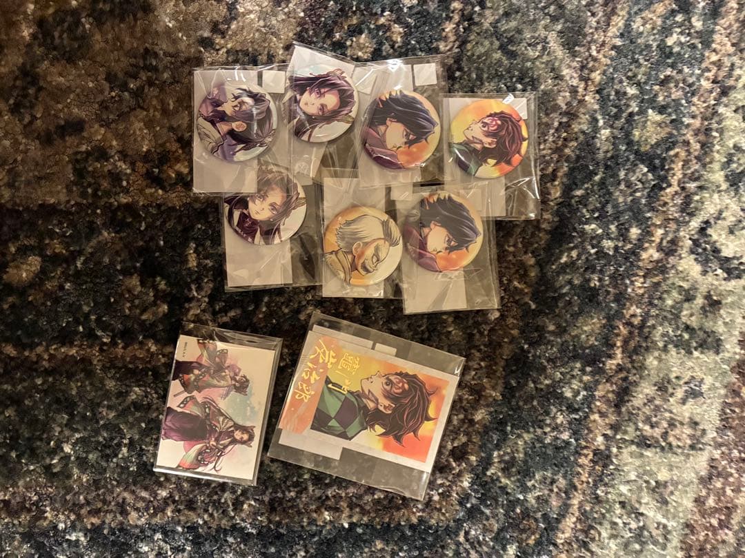 鬼滅の刃　webshopくじ　アクリルスタンドA賞C賞　おまけ付き