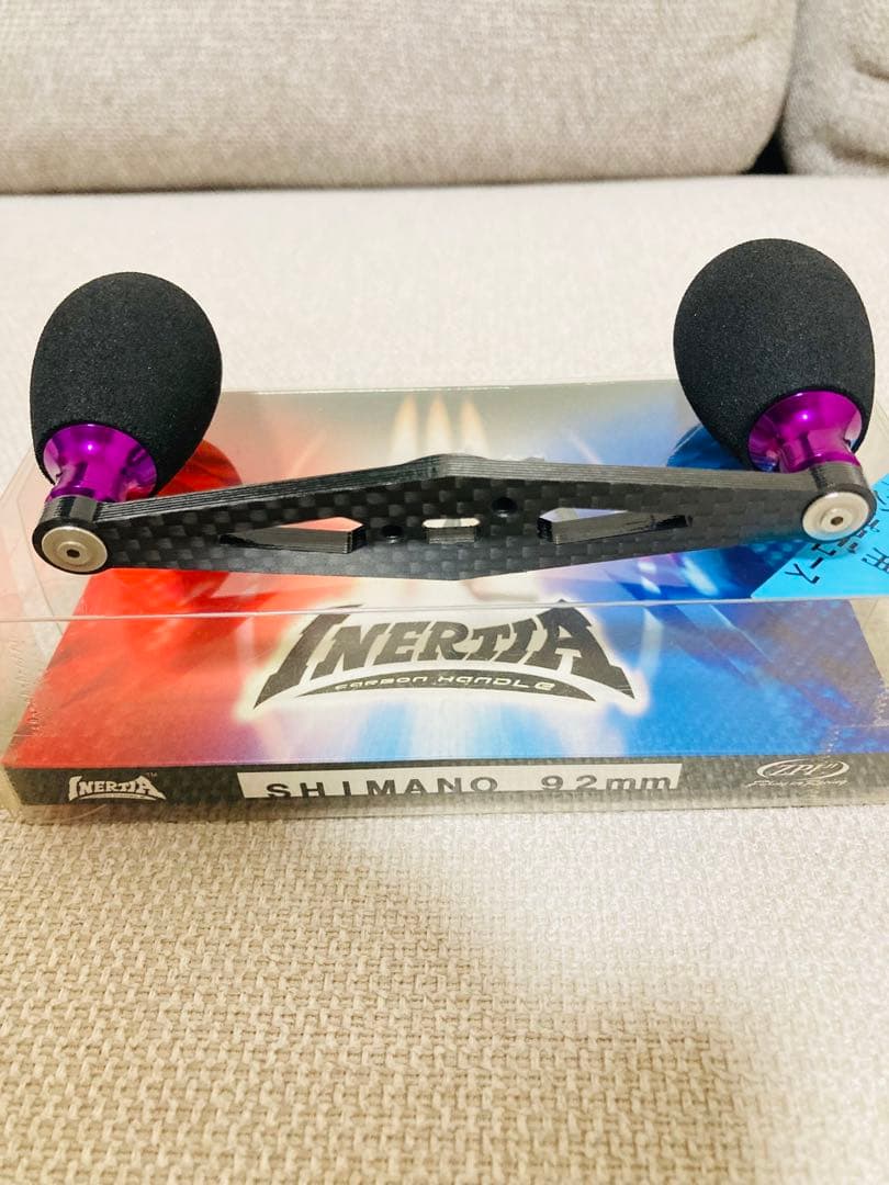 ZPI グラフィックカーボンハンドル ZPIイナーシャ ノブ パープル シマノ用