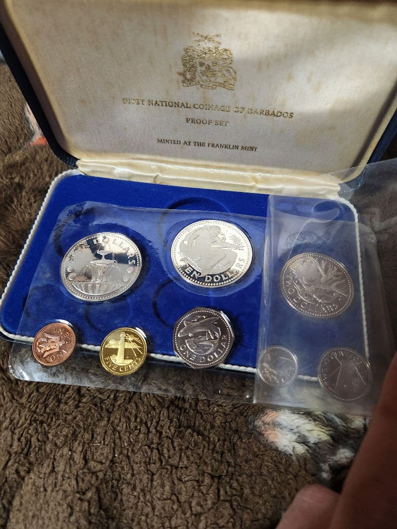 バルバドス 1977年 プルーフセット