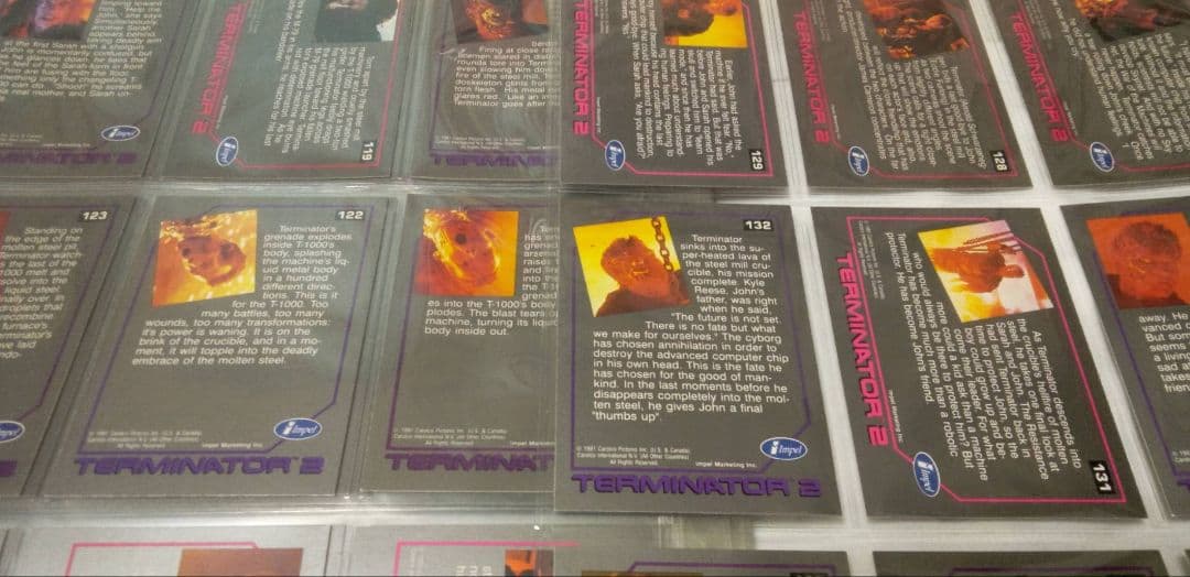 ターミネーター2 トレーディングカードセット 海外版　全140枚＋4枚