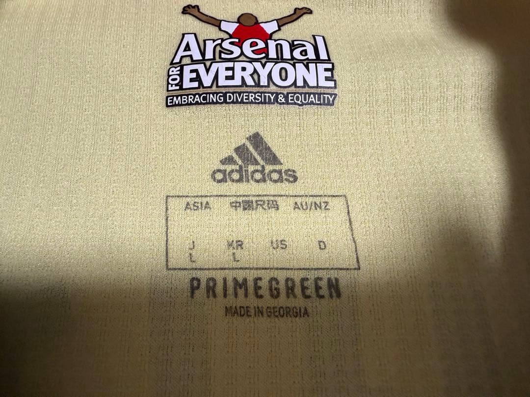 adidasアディダス arsenal アーセナル WHITE ホワイト 正規品