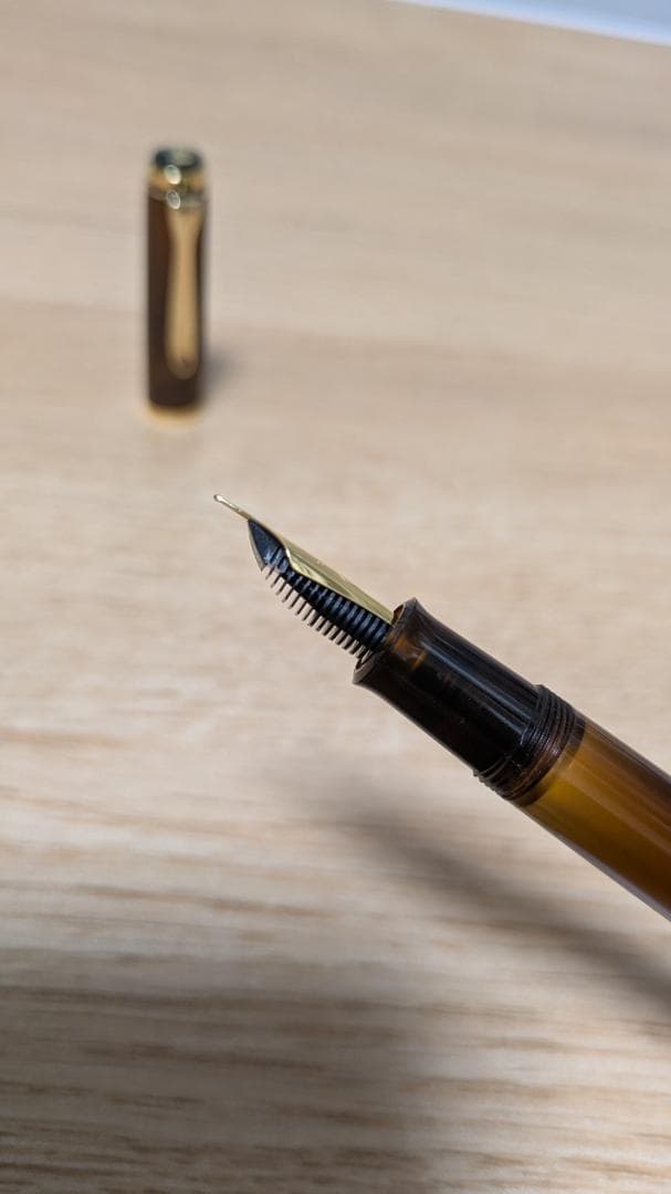 ペリカンM200　EF　スモーキークォーツ