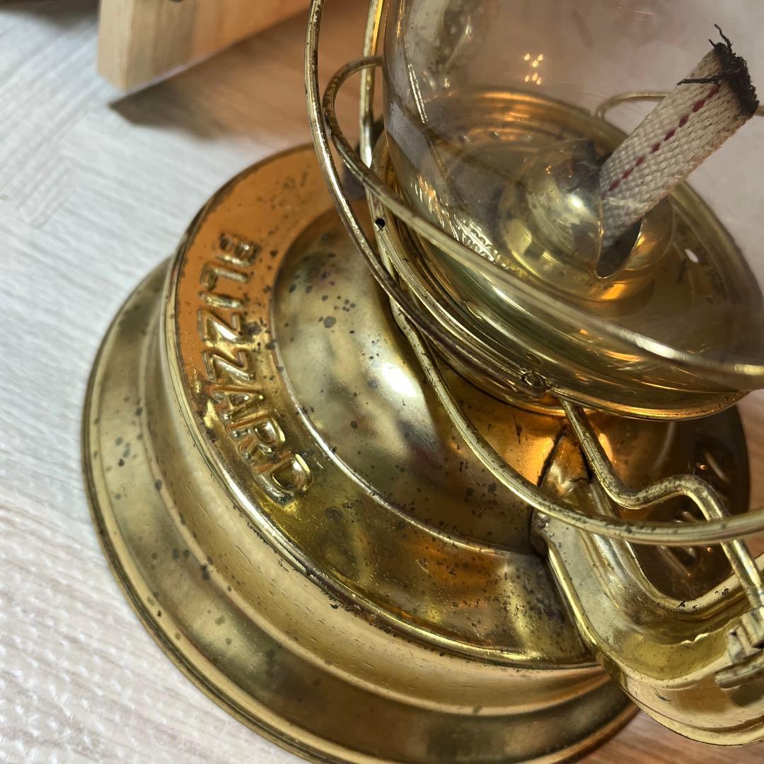 DIETZ 真鍮オイルランタン 木製ケース付き