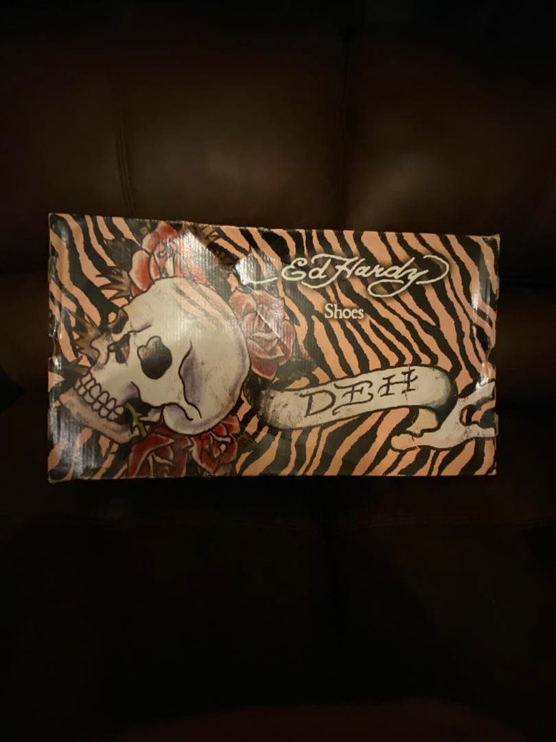Ed Hardy スカルデザインブーツ
