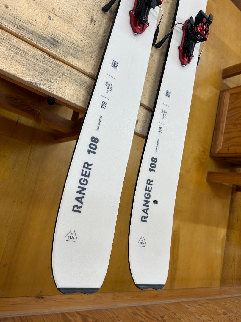 フィッシャー RANGER 108 スキー板 単品 (板のみ)　滑走2日