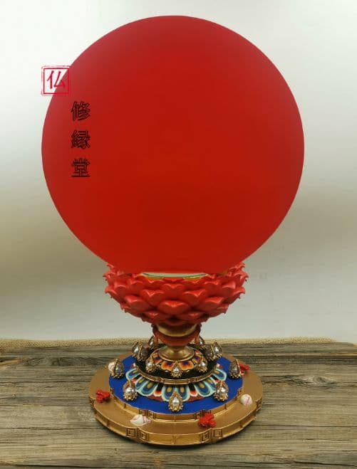 【修縁堂】真言密教 密宗 細工 爱染明王仏像 置物 仏壇 仏像