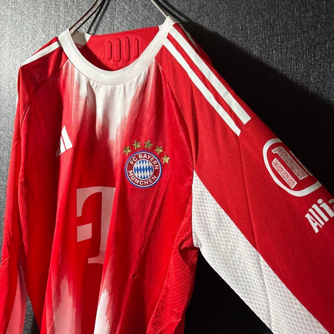 【★バイエルン】 adidas サッカー 新 ホームユニフォーム 長袖 2XL