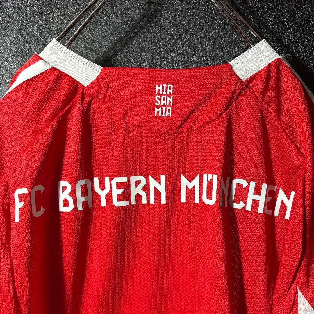 【★バイエルン】 adidas サッカー 新 ホームユニフォーム 長袖 2XL
