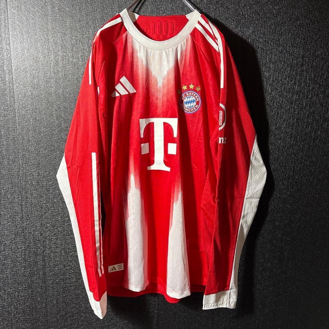 【★バイエルン】 adidas サッカー 新 ホームユニフォーム 長袖 2XL