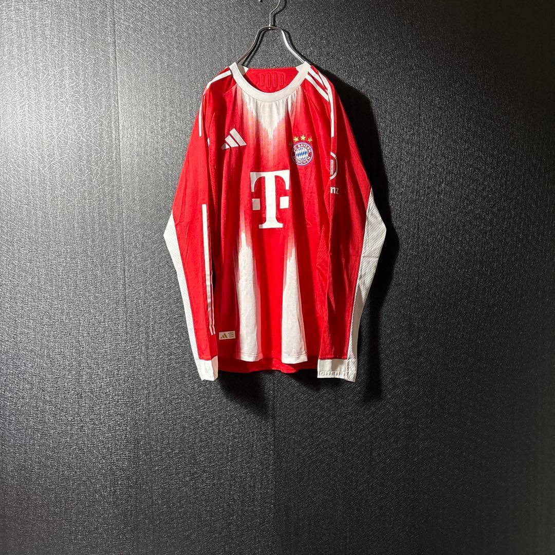 【★バイエルン】 adidas サッカー 新 ホームユニフォーム 長袖 2XL