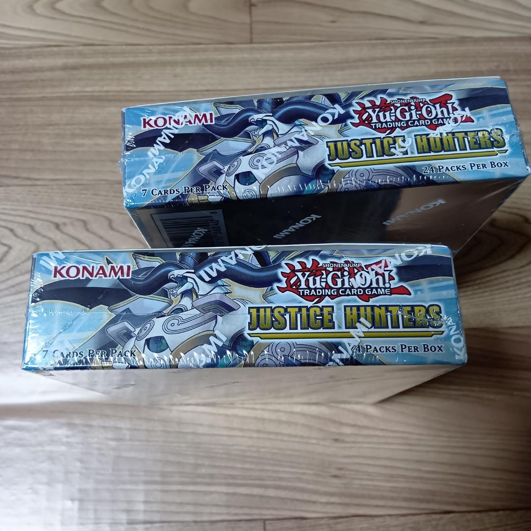 2BOXセット シュリンク付き 遊戯王 英語版 ジャスティス・ハンターズ 新品