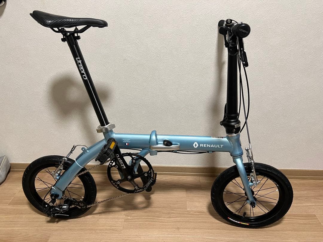 美品 三段変速14インチ折りたたみ自転車DAHON／FIAT 同型モデル