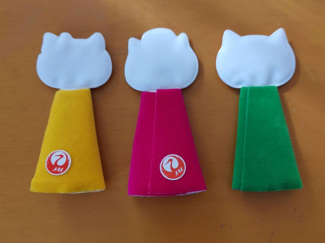 レア☆新品・未使用☆JAL ハローキティ 指人形 日本航空 限定 レトロ 指人形