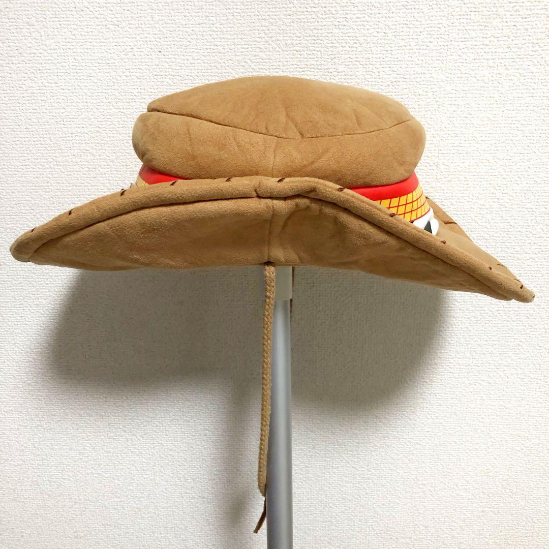 【美品】ディズニー　トイストーリー ウッディ ファンキャップ ハット 被り物