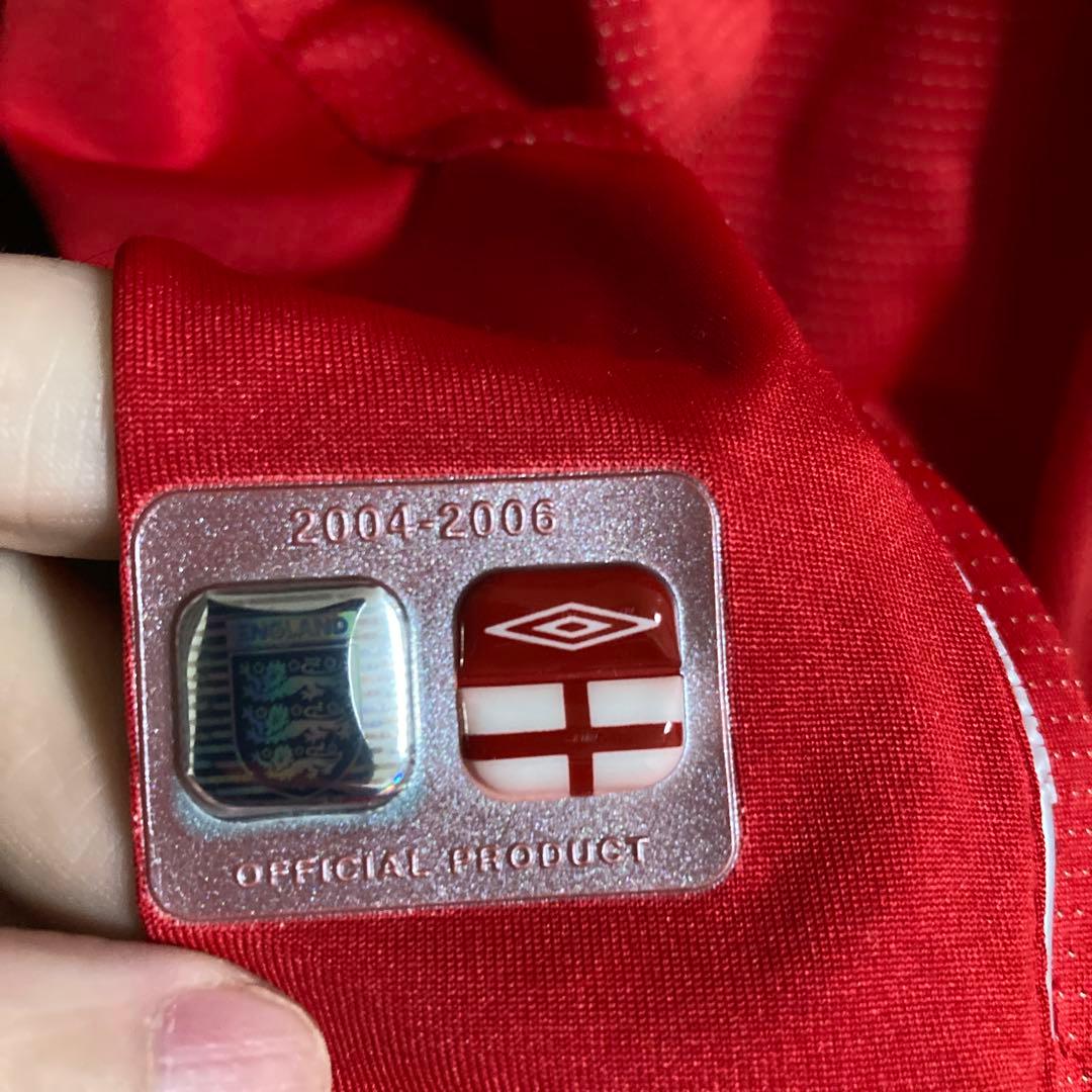 イングランド代表　2004年　長袖　ベッカム　ユニフォーム