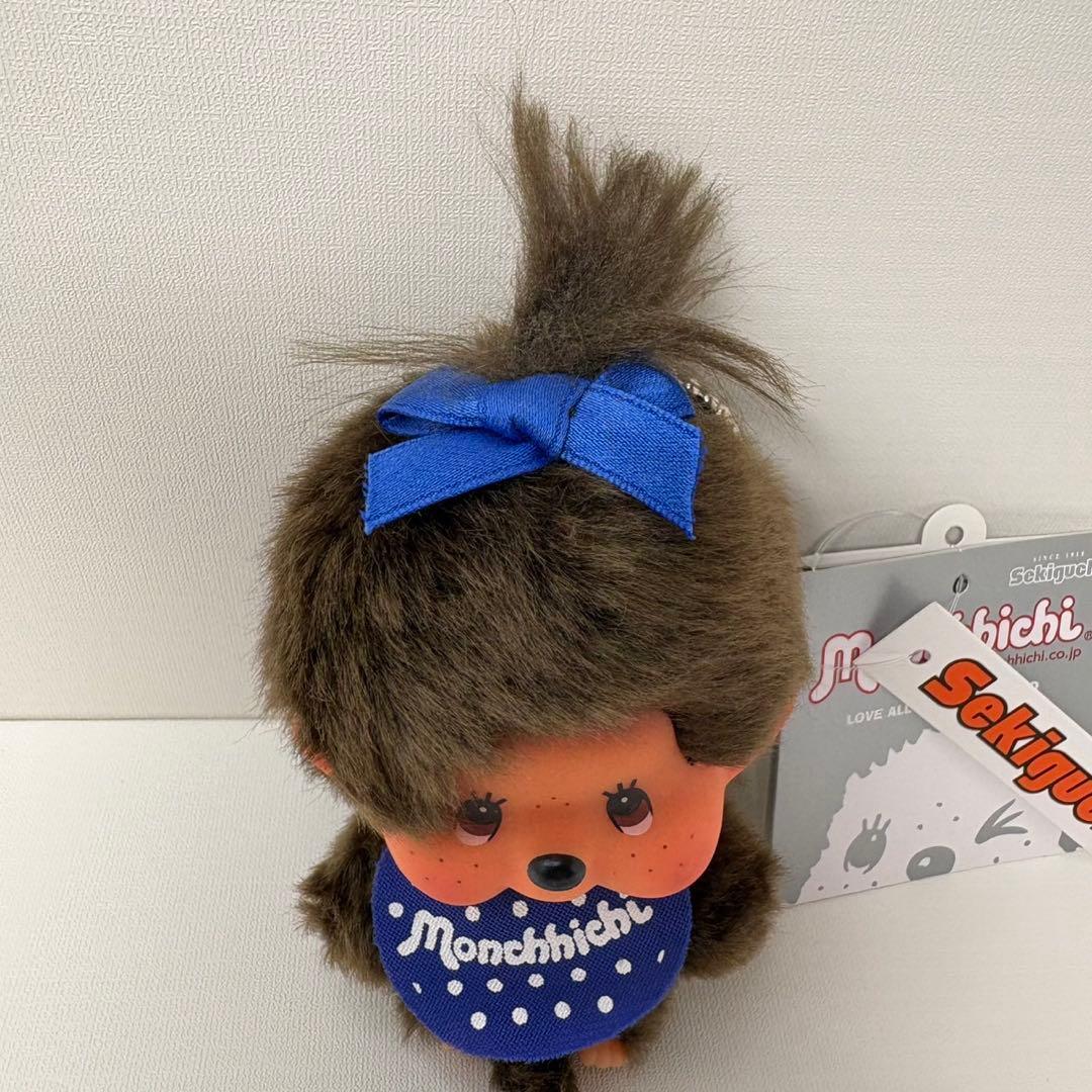 新品 推し色 モンチッチ 青色 monchhichi 2202