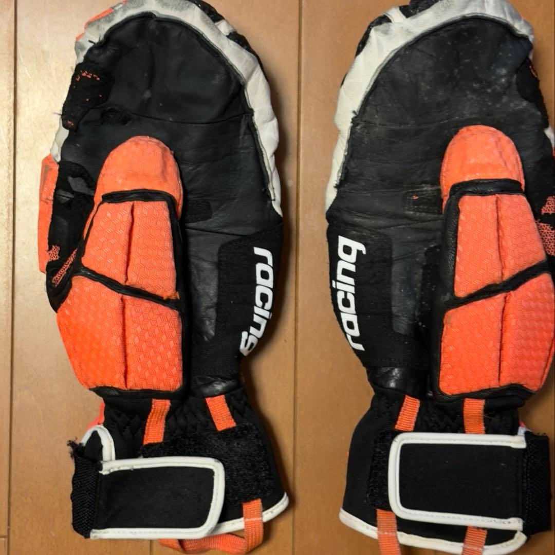 reusch スキーグローブ オレンジ/ブラック ワールドカップレーシング