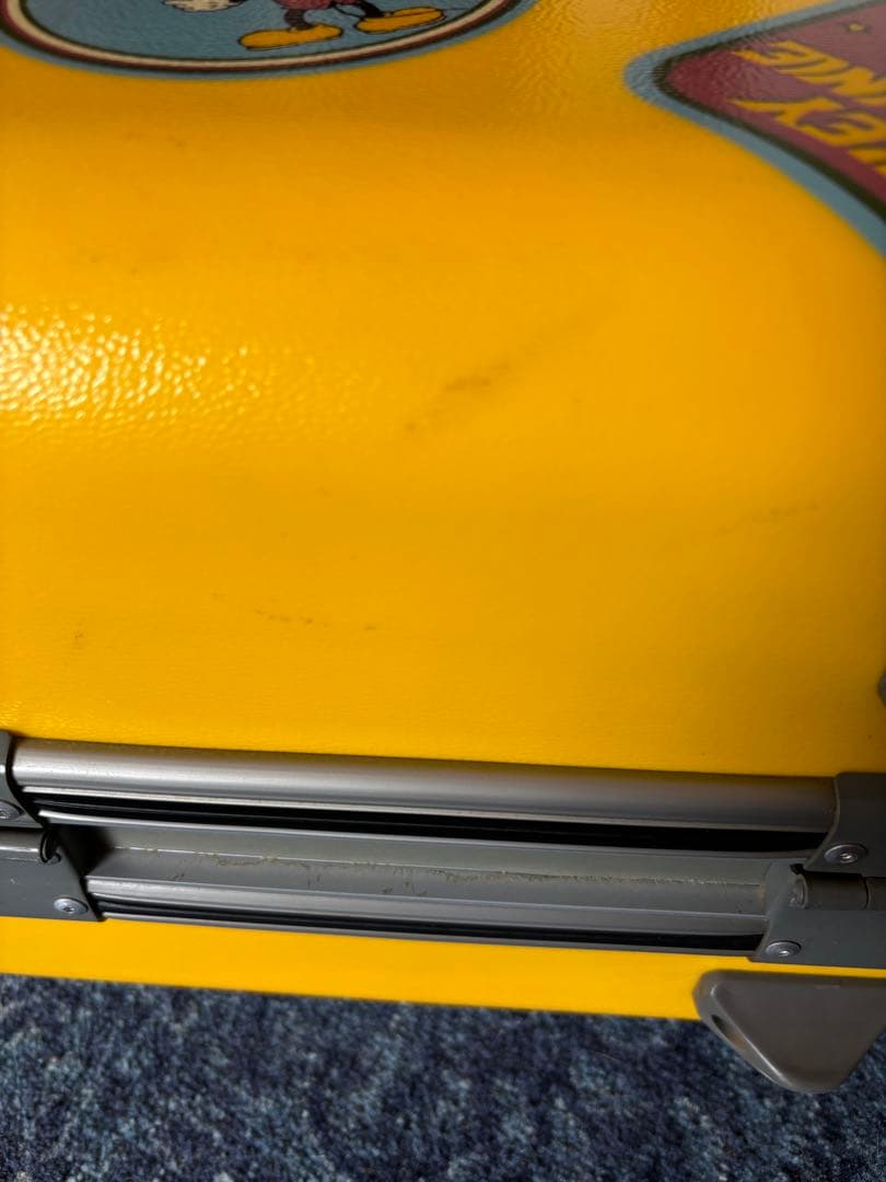 ミッキーマウス キャリーケース イエロー