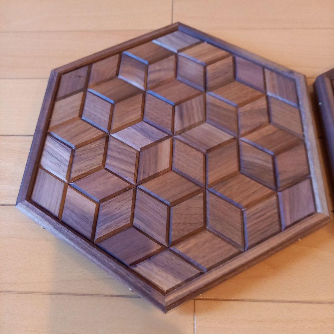 三脚テーブル天板　天然無垢　ウォルナット２枚セットソフトデニム専用袋付き