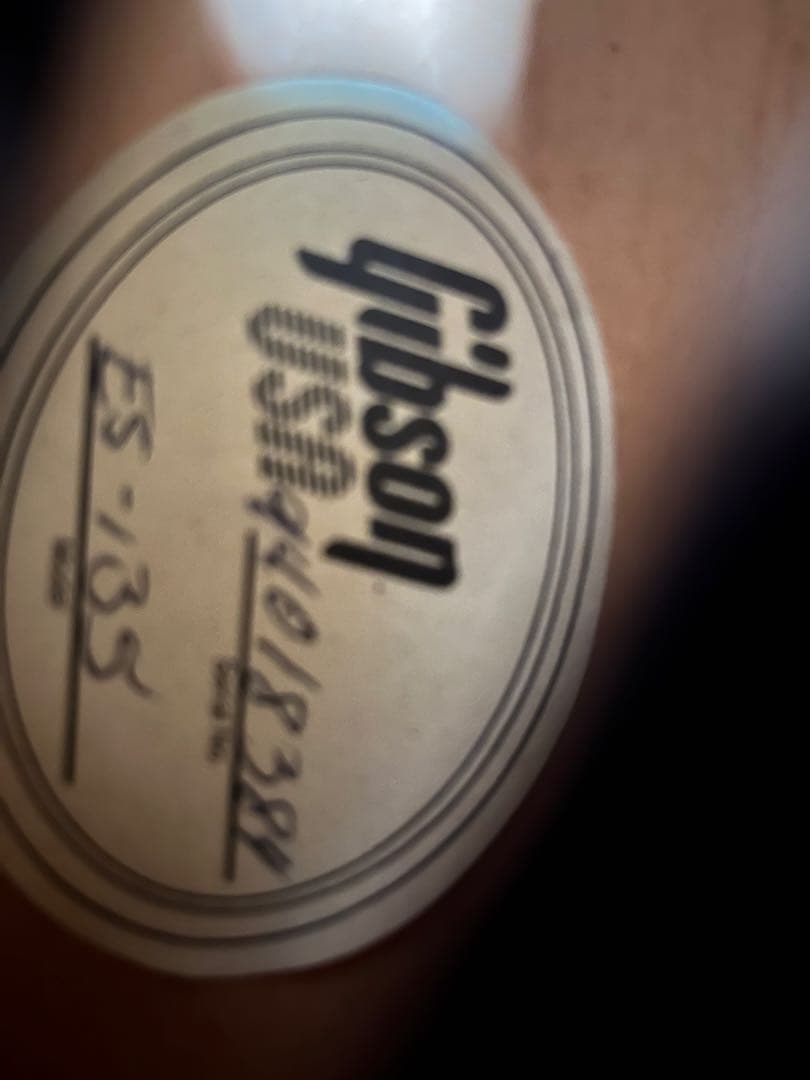 Gibson ES-135 ブラック ハードケース付き