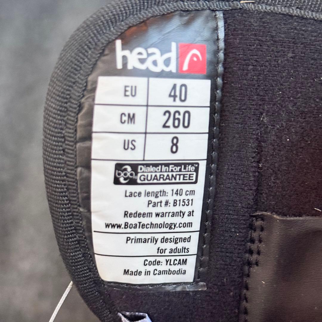 美品　head ヘッド ONE BOA スノーボードブーツ ダイヤル式 26cm