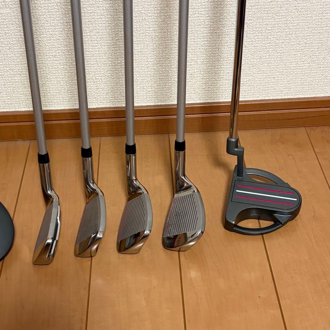 Afecto レディース ゴルフクラブセット レフティ 左用 8本 キャディ