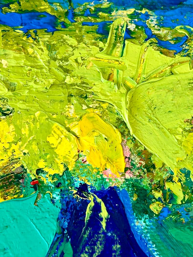 【野村康子】油彩額縁 花瓶と薔薇