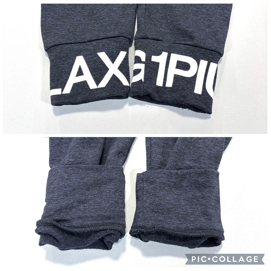 1PIU1UGUALE3 RELAX 長袖モックネックシャツ　裏起毛　ネイビー