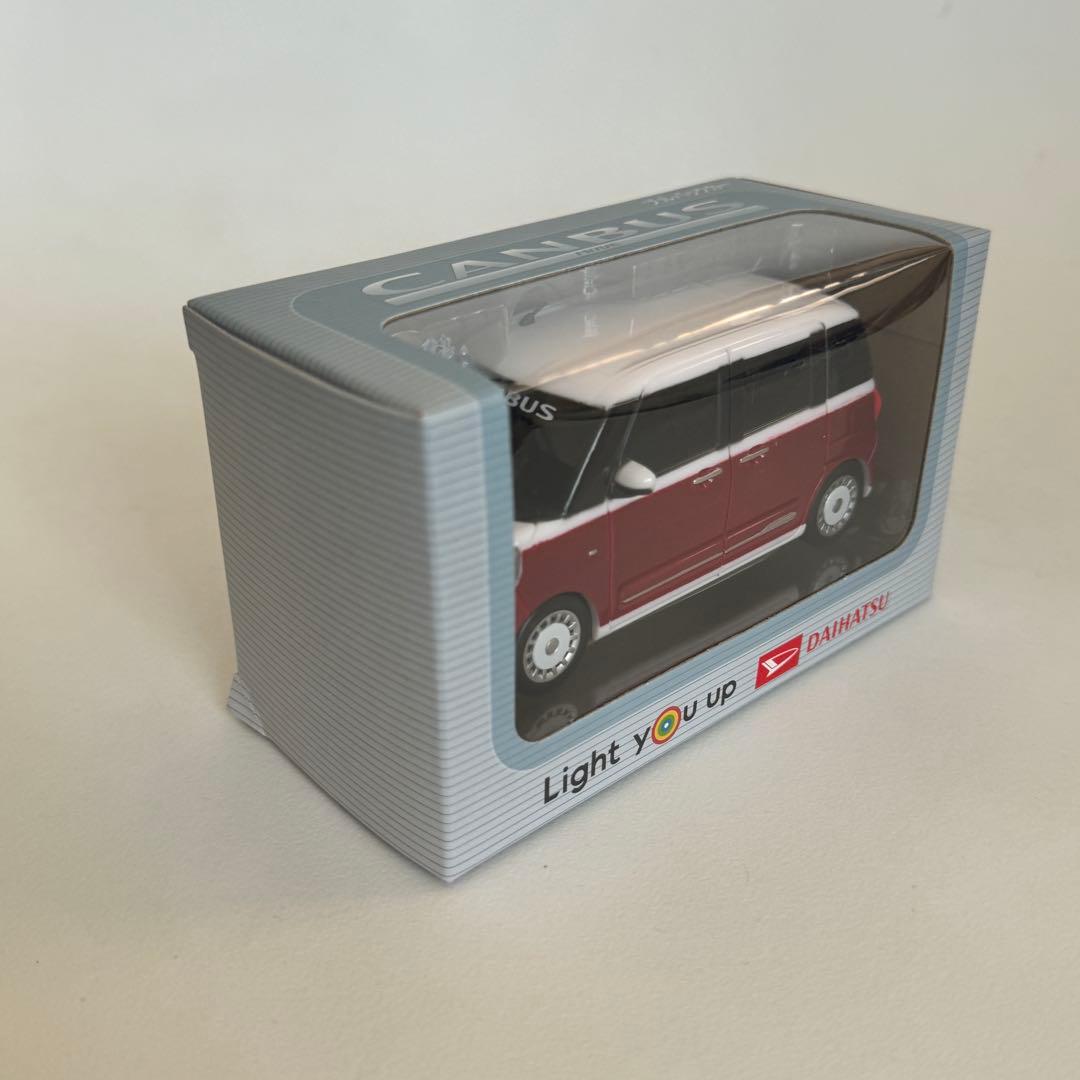 ムーヴキャンバス プルバックカー ダイハツ ファイアークォーツレッドメタリック