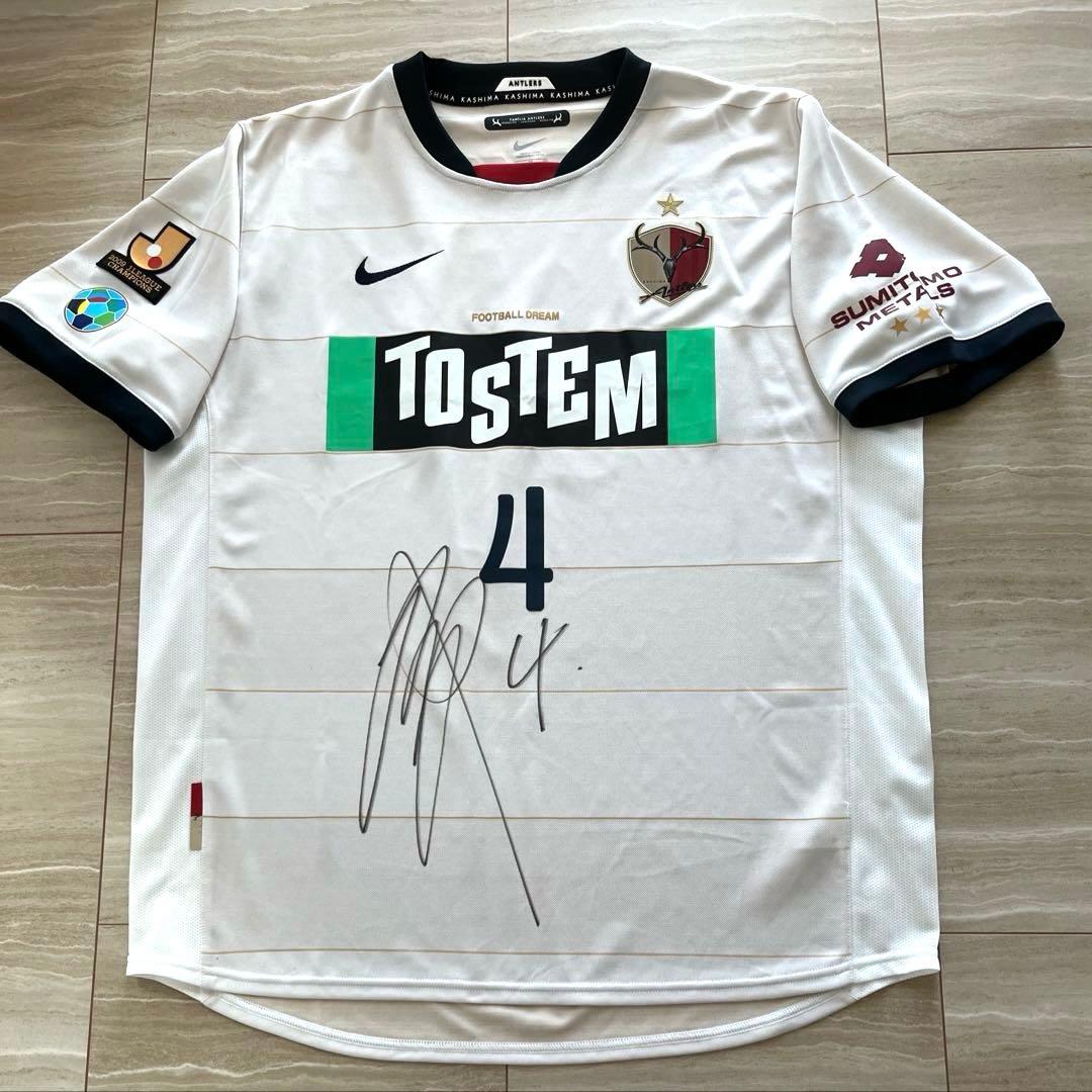 大岩剛　サイン入　選手支給　ユニフォーム　2010 鹿島アントラーズ