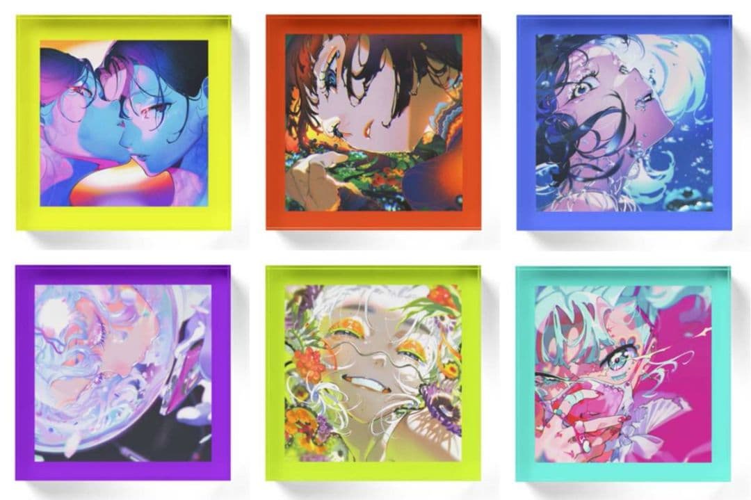 米山舞 EGO 個展限定 アクリルブロック6種セット 全種類セット 新品未開封品